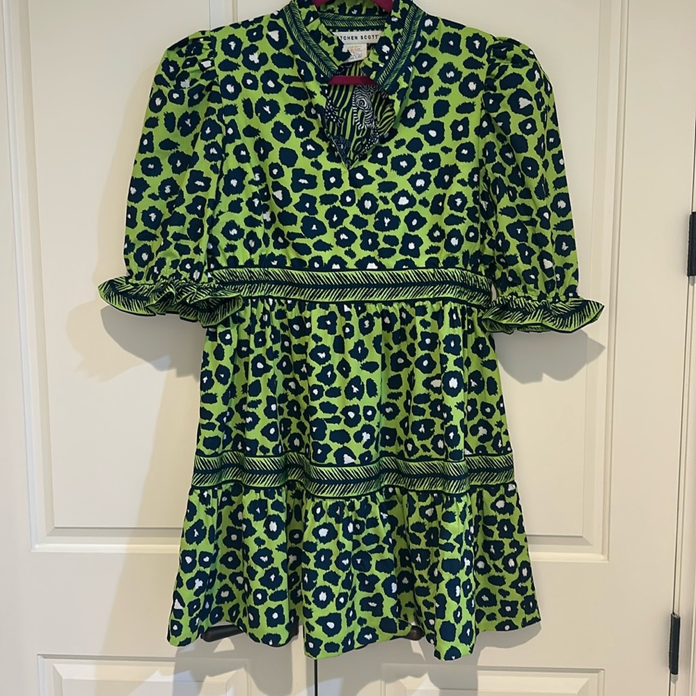Gretchen Scott Leopard Print Dress